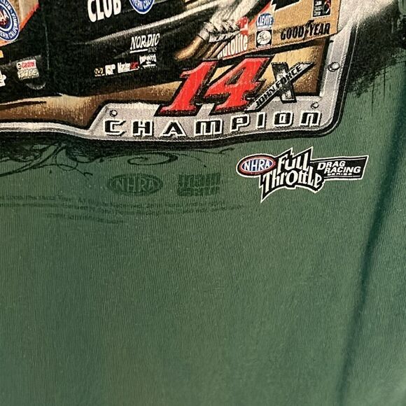 John Force The legend Continues double sided tee Vintage Tee 1996 - Picture 4 of 8
